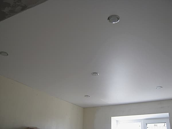 Фотографии тканевых потолков