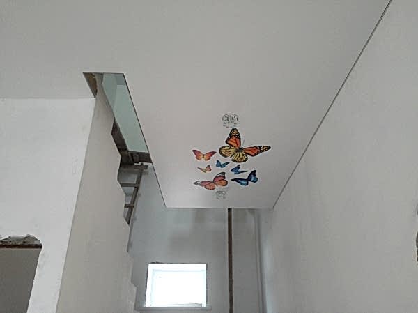 Натяжной потолок с фотопечатью