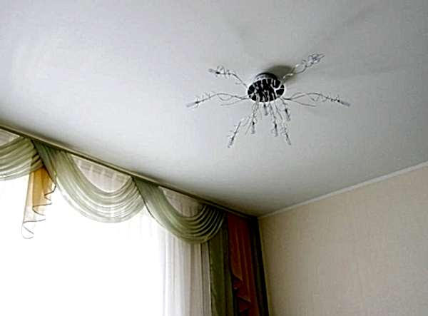 Фотографии тканевых потолков