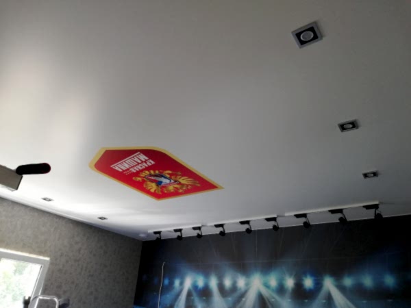 Натяжной потолок с фотопечатью