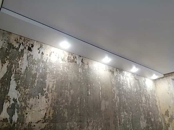 Фото многоуровневого натяжного потолка